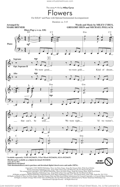 Flowers (arr. Mark Brymer)