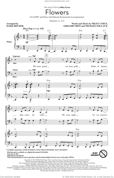 Flowers (arr. Mark Brymer)