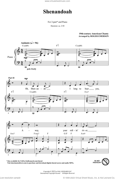 Shenandoah (arr. Roger Emerson)