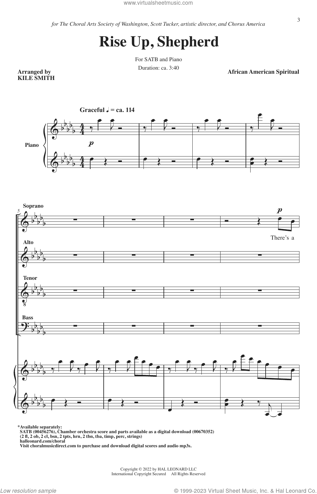 Rise Up Shepherd, And Follow (arr. Kile Smith)