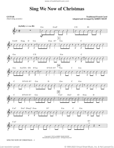 Sing We Now of Christmas (arr. Kirby Shaw)
