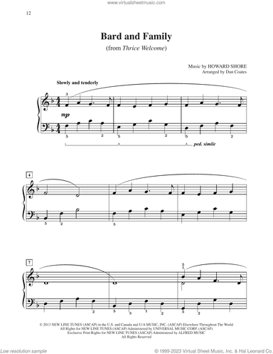 Bard And Family (from The Hobbit: The Desolation of Smaug) (arr. Dan Coates)
