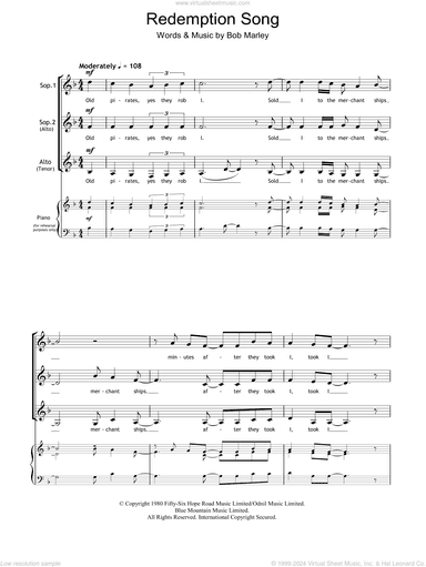 Redemption Song (arr. Barrie Carson Turner)