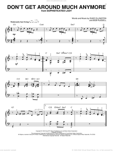 Don't Get Around Much Anymore (arr. Brent Edstrom)