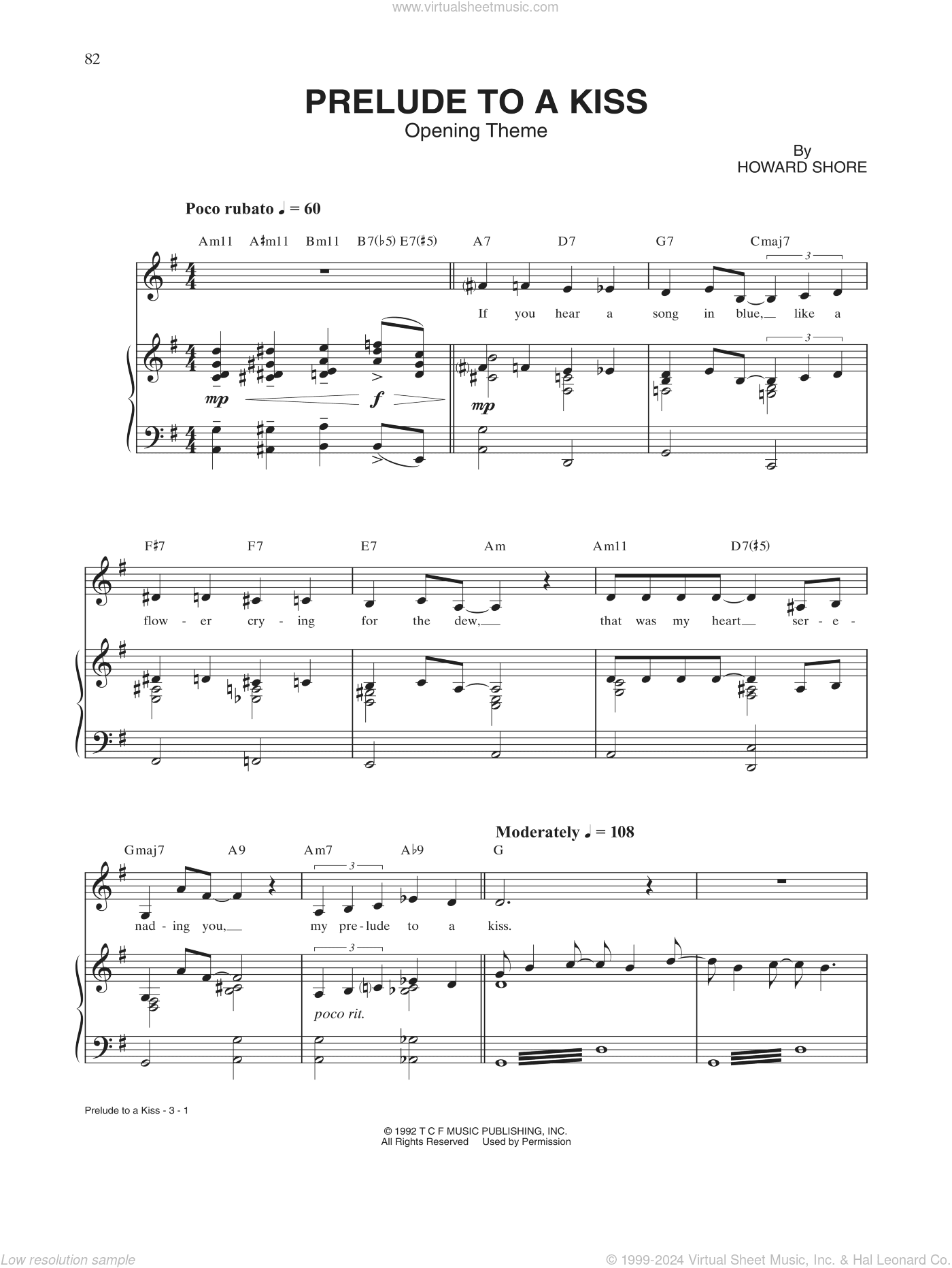 Prelude To A Kiss (Main Title)