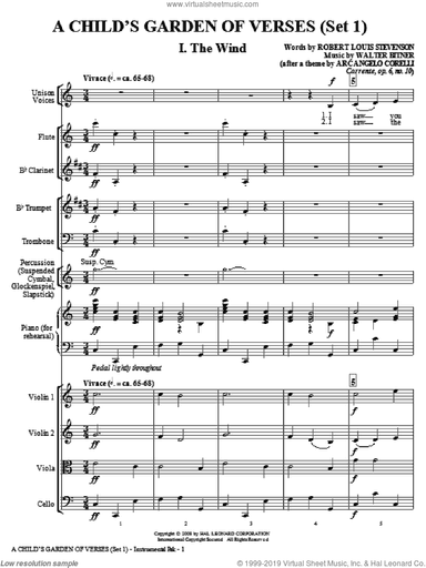 A Child's Garden of Verses (Set I) (COMPLETE)