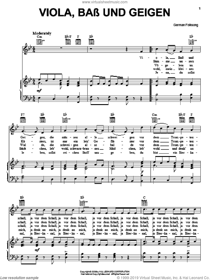 Viola, Bass Und Geigen