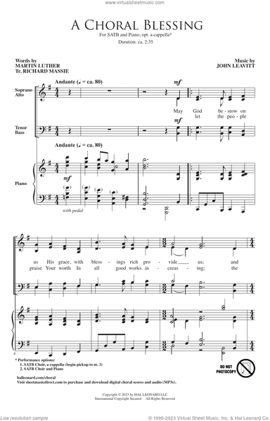 A Choral Blessing