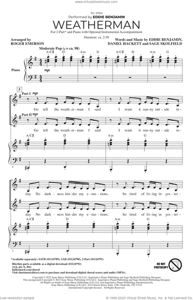Weatherman (arr. Roger Emerson)