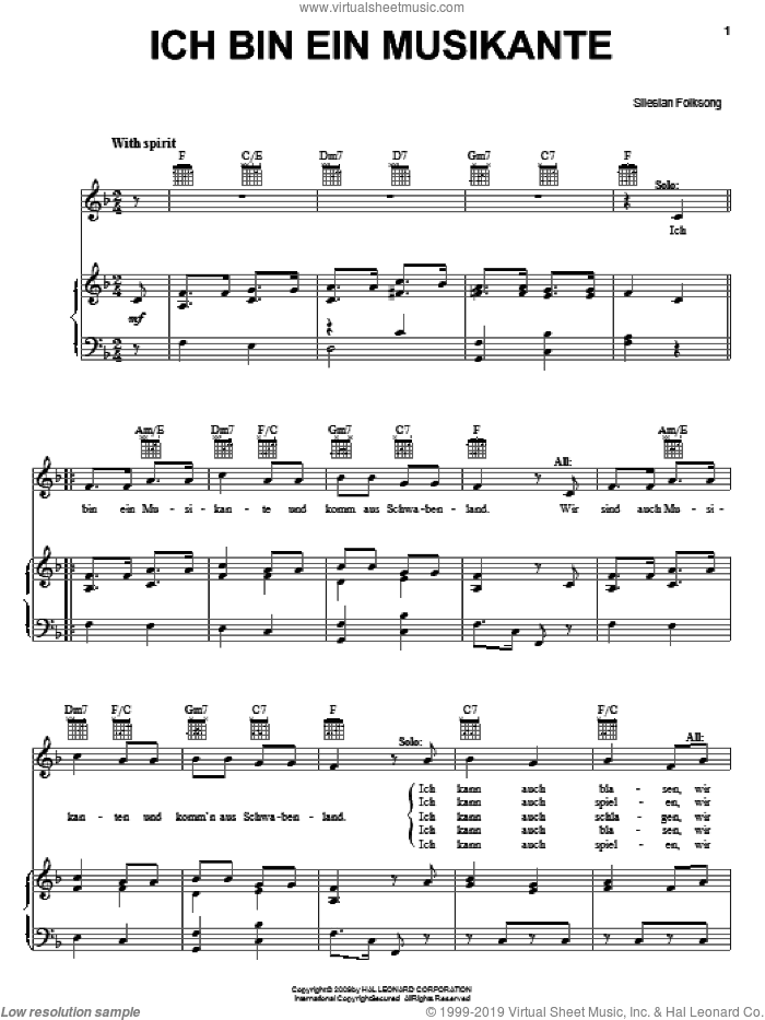 Ich Bin Ein Musikante