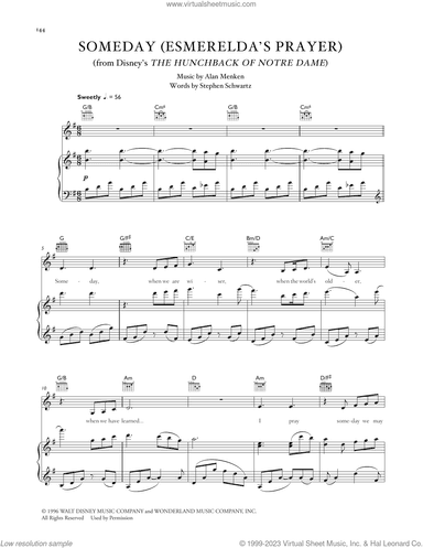 Someday (Esmerelda's Prayer) (from The Hunchback Of Notre Dame)