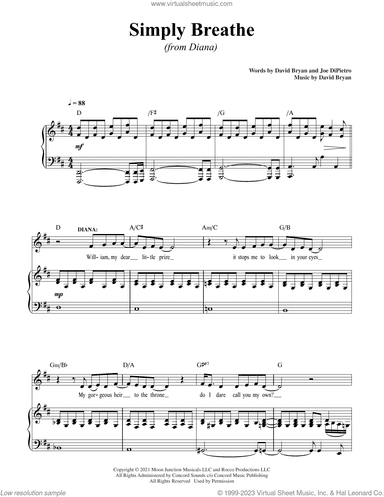 Simply Breathe (Solo Version) (from Diana)