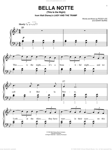 Bella Notte (This Is The Night) (from Lady And The Tramp)