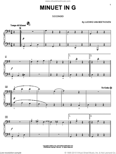 Minuet In G Major