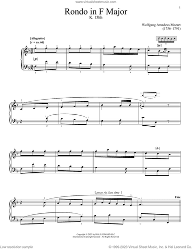 Rondo, K. 15hh