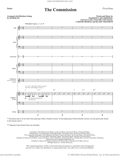 The Commission (arr. Ed Hogan) (COMPLETE)