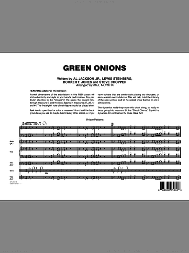 Green Onions (COMPLETE)