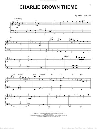 Charlie Brown Theme [Jazz version] (arr. Brent Edstrom)