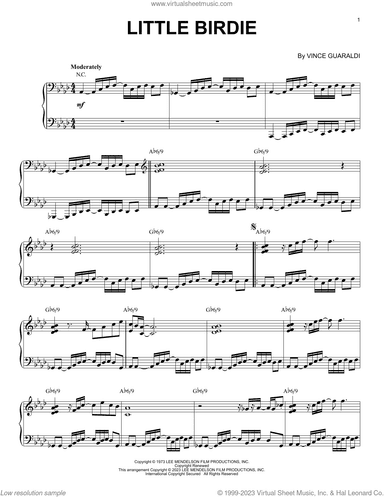 Little Birdie [Jazz version] (arr. Brent Edstrom)
