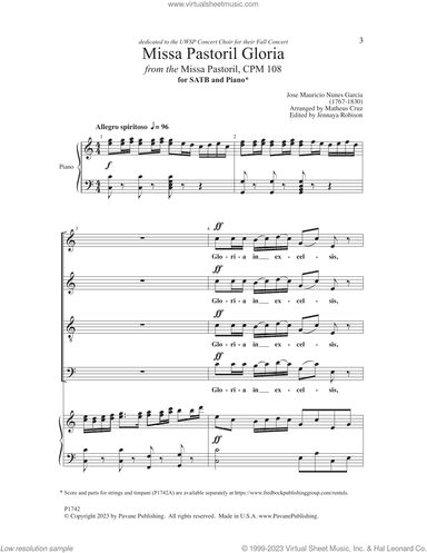 Missa Gloria Pastoril (from the Missa Pastoril, CPM 108)