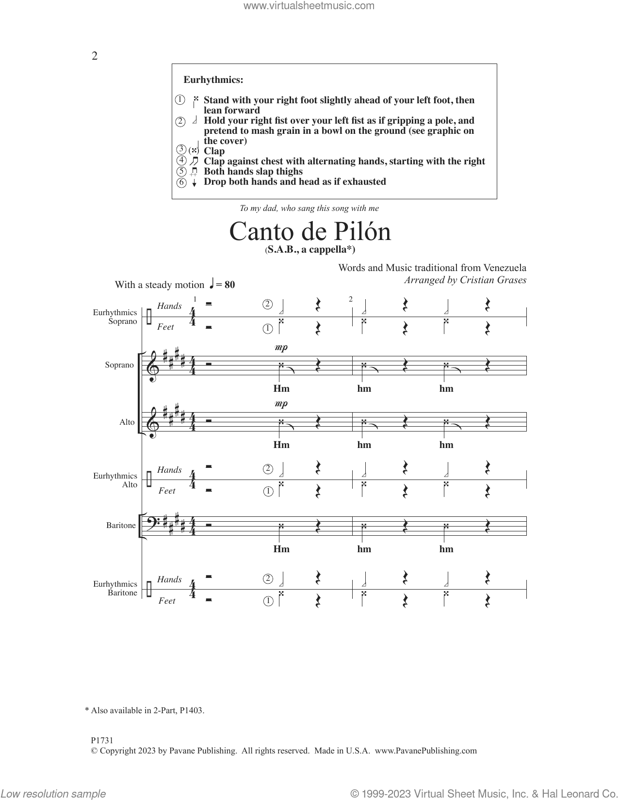 Canto de Pilon