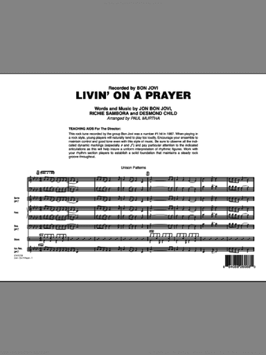 Livin' On A Prayer (COMPLETE)