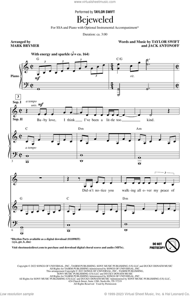 Bejeweled (arr. Mark Brymer)