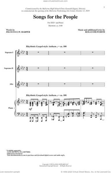 Songs For The People