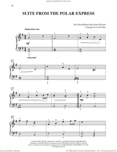 Suite (from The Polar Express) (arr. Carol Matz)