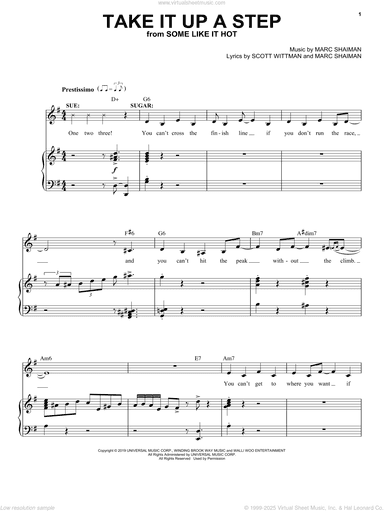 Take It Up A Step (from Some Like It Hot)