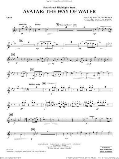 Soundtrack Highlights from Avatar: The Way of Water (arr. Brown)