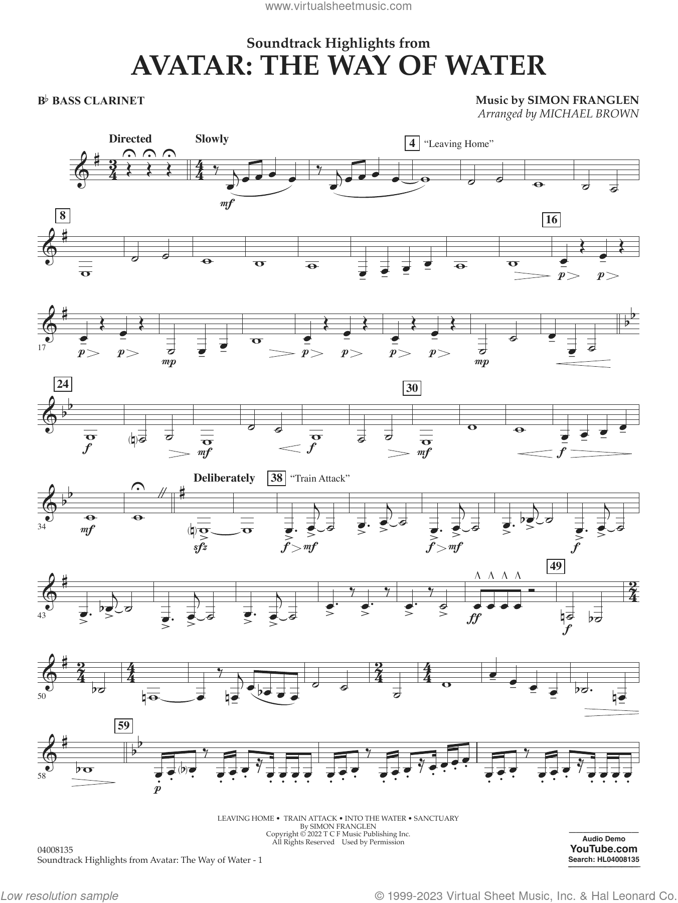 Soundtrack Highlights from Avatar: The Way of Water (arr. Brown)