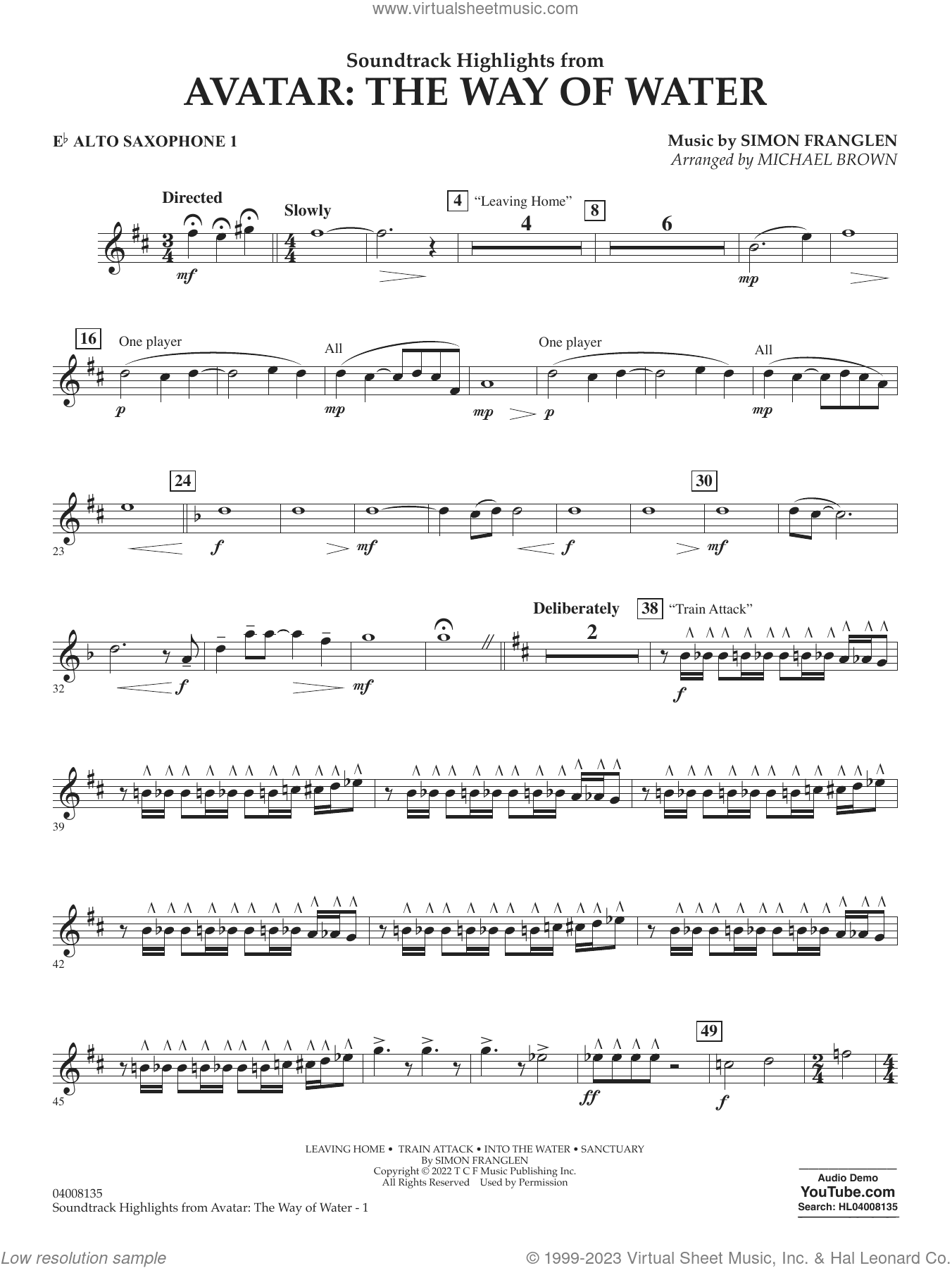 Soundtrack Highlights from Avatar: The Way of Water (arr. Brown)