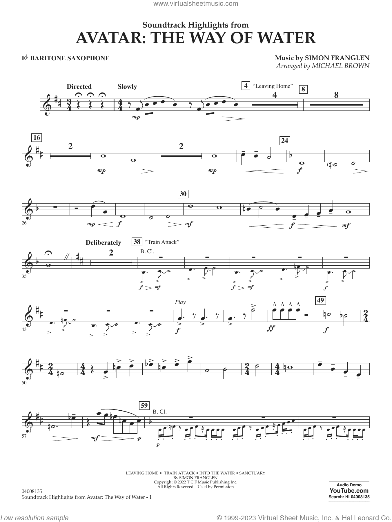 Soundtrack Highlights from Avatar: The Way of Water (arr. Brown)