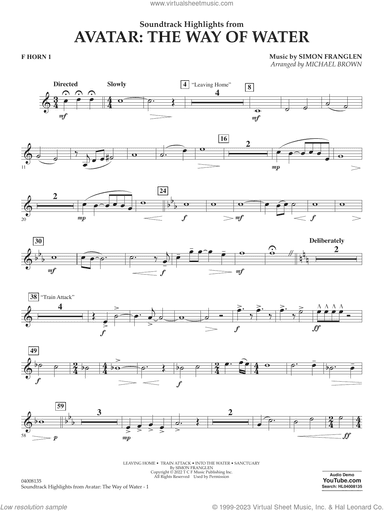 Soundtrack Highlights from Avatar: The Way of Water (arr. Brown)