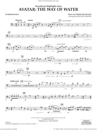 Soundtrack Highlights from Avatar: The Way of Water (arr. Brown)