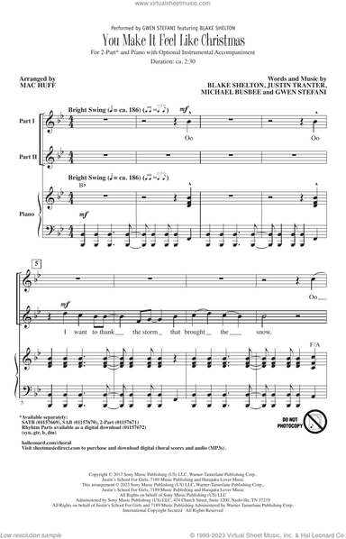 You Make It Feel Like Christmas (arr. Mac Huff)