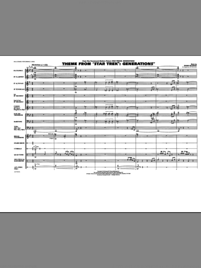 Theme from Star Trek: Generations (COMPLETE)