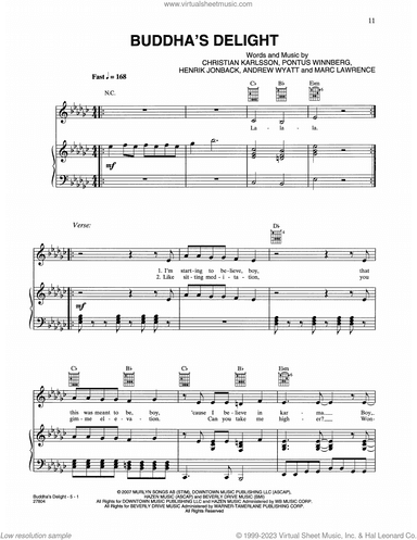 Buddha's Delight (from Music And Lyrics)