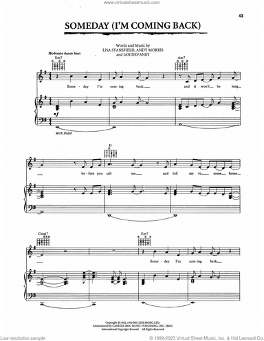 Someday (I'm Coming Back) (from The Bodyguard)