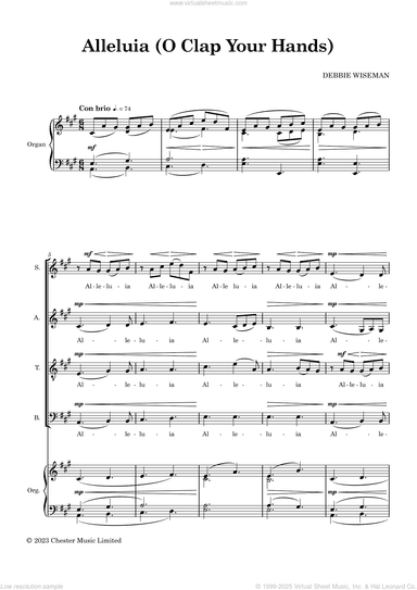Alleluia (O Clap Your Hands)