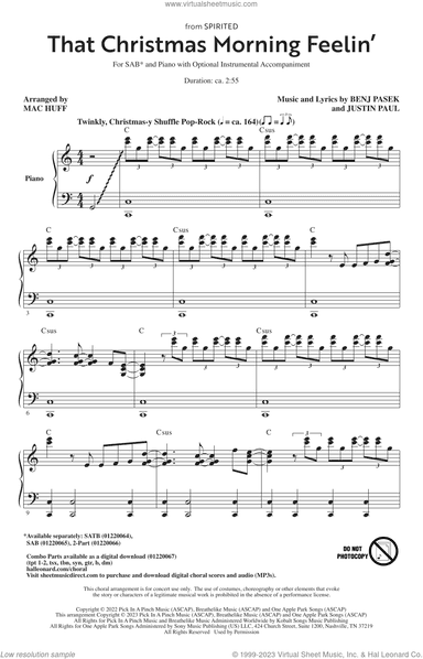 That Christmas Morning Feelin' (from Spirited) (arr. Mac Huff)