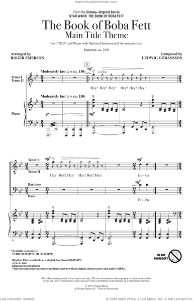 The Book Of Boba Fett Main Title Theme (arr. Roger Emerson)