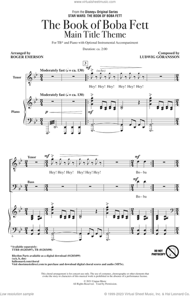 The Book Of Boba Fett Main Title Theme (arr. Roger Emerson)