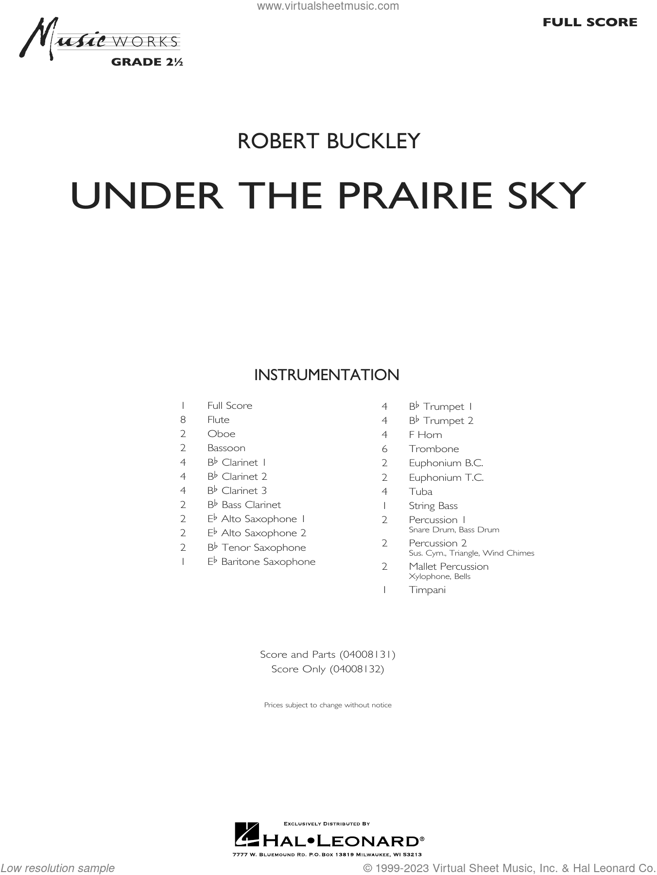 Under The Prairie Sky (COMPLETE)