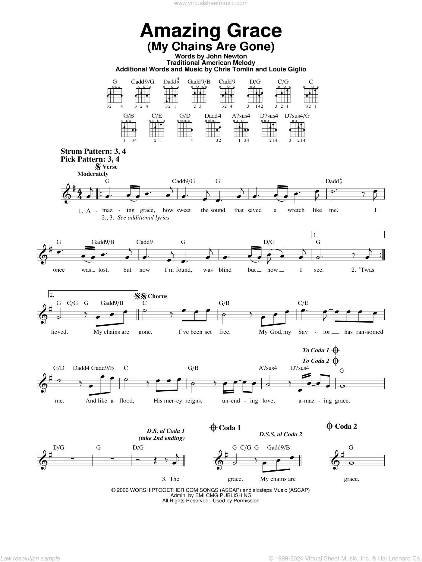 Amazing Grace (My Chains Are Gone)