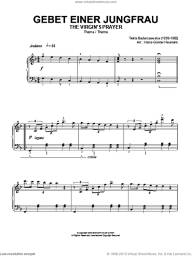 The Virgin's Prayer (Theme)