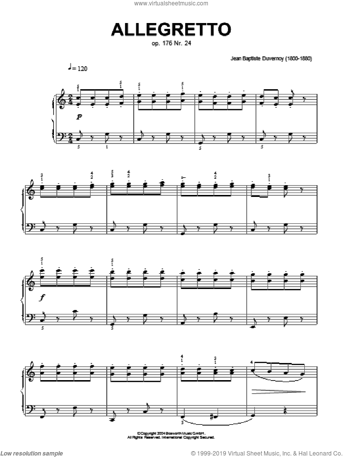 Allegretto, Op.176, No.24