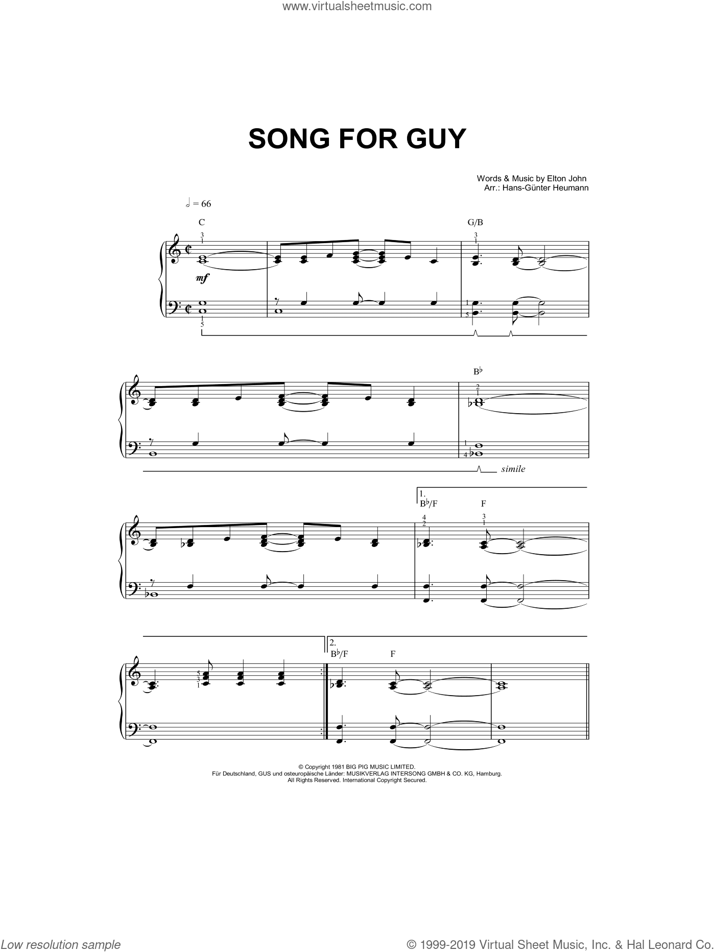 Song For Guy