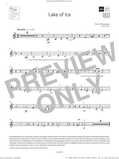Lake of Ice (Grade 2, B3, from the ABRSM Violin Syllabus from 2024)